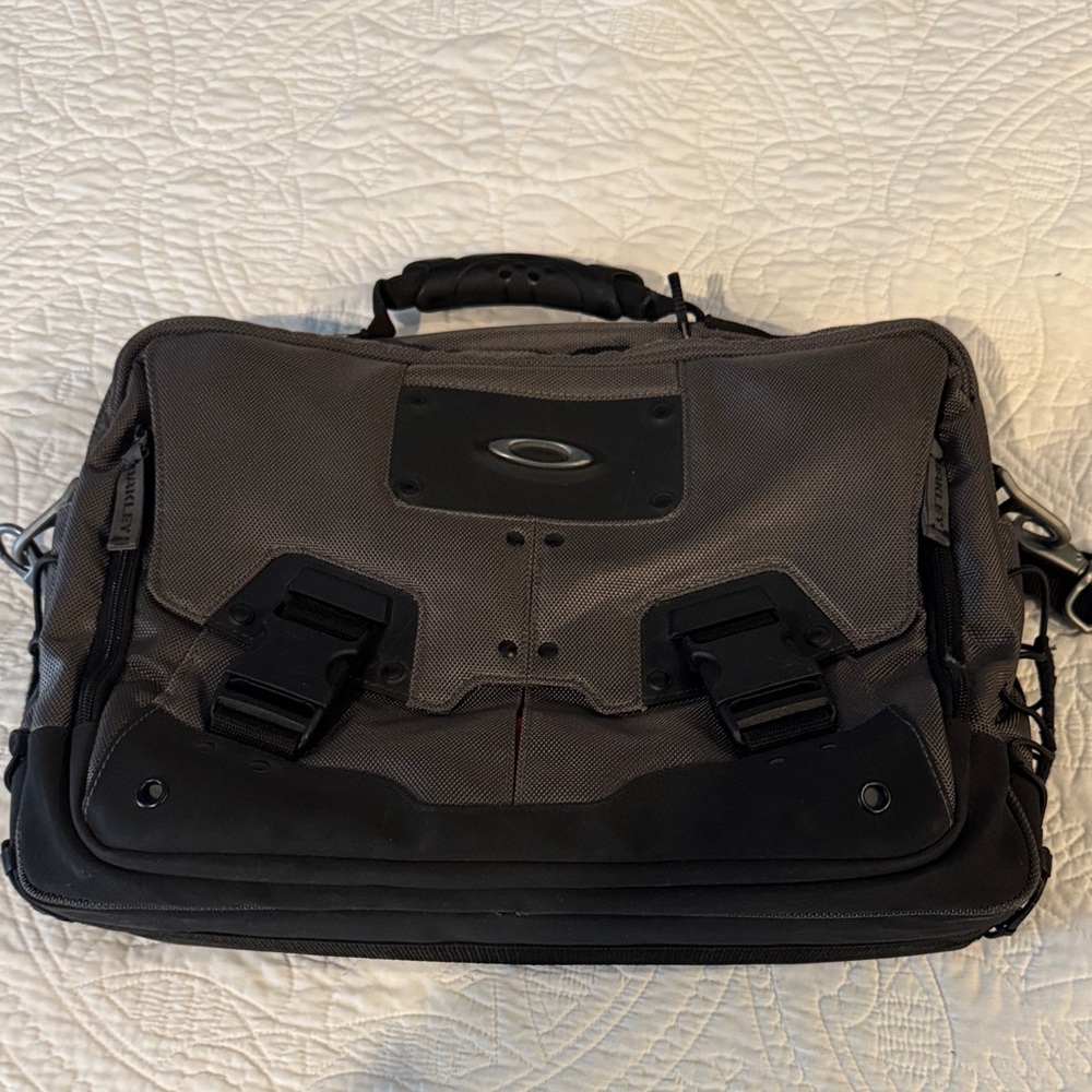 Oakley Charcoal and Black Laptop Bag